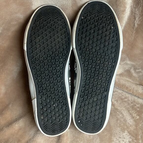 Disney Black and White Mickey Mouse Canvas Unisex Sneakers Women's Size 8 - Picture 7 of 8